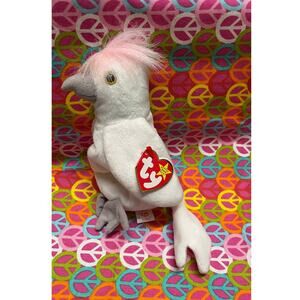 Ty Beanie Babies Birds Kuku the Cockatoo (Retired)
